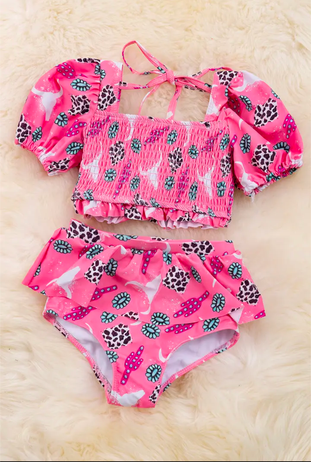 Western Print Bikini