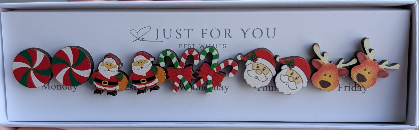 Christmas Earrings Boxed Set