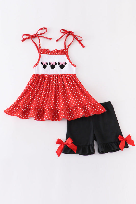 Polka Dot Shorts Set