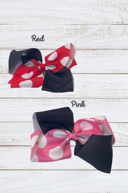 Polka Dot Hair Bows