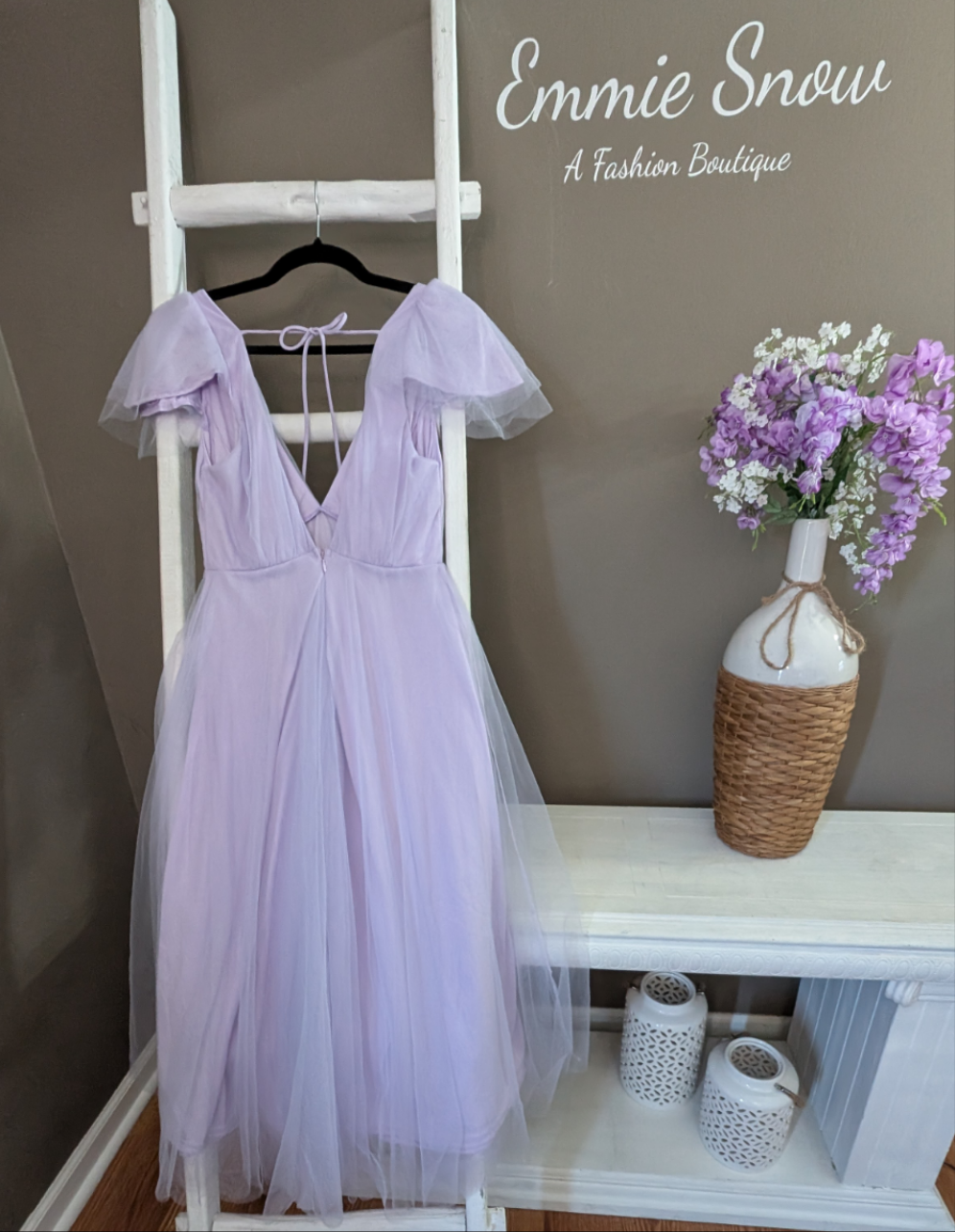 Lavender Tulle Dress