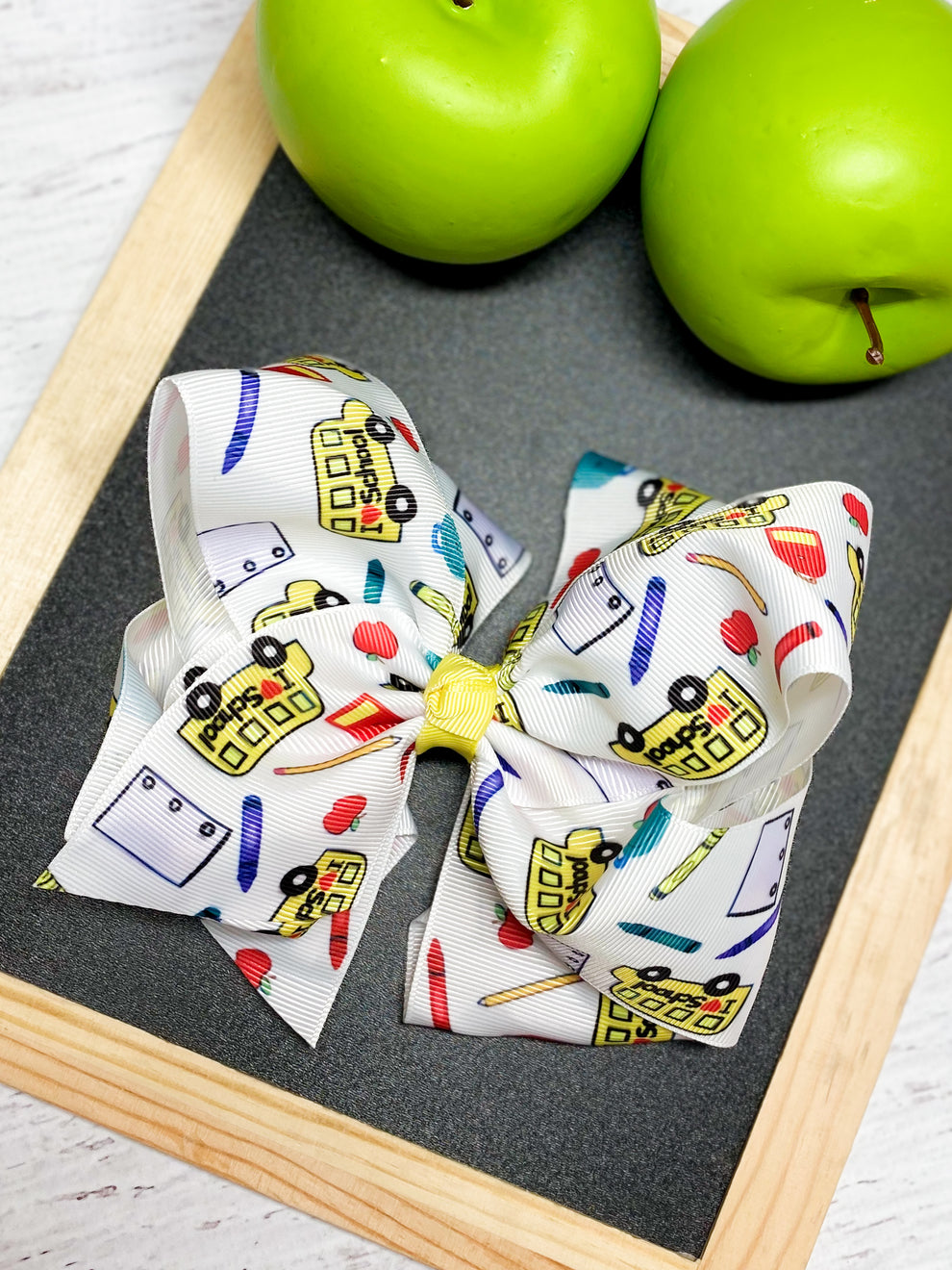 Oversized School Supplies Bow