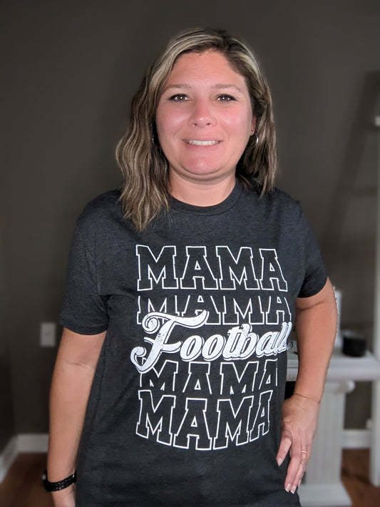 Football Mama T-shirt