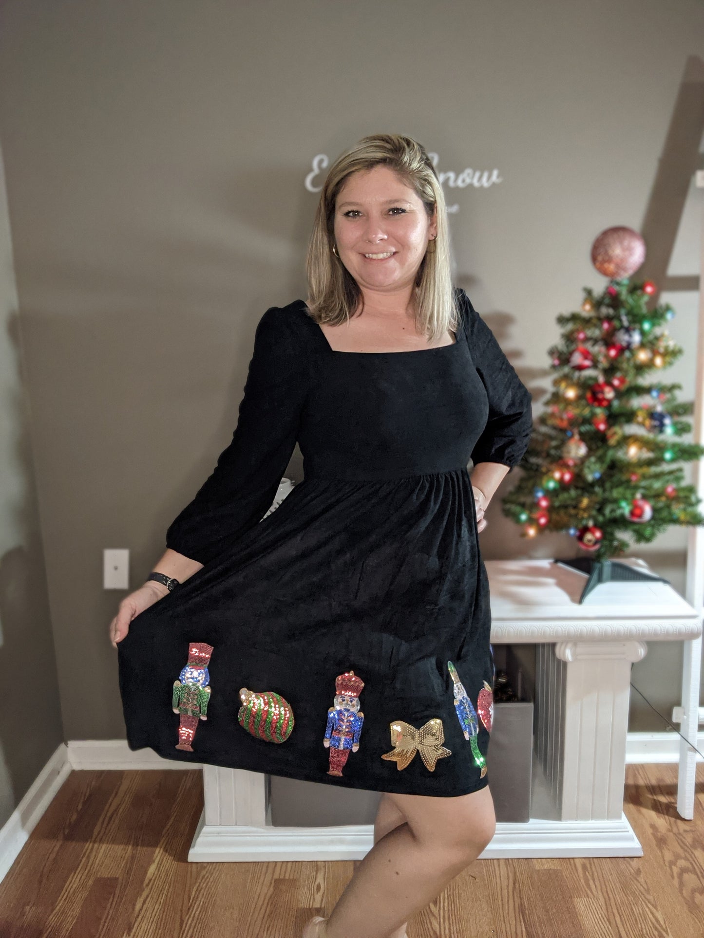Sequin Nutcracker Dress EmmieSnow Sequin Nutcracker Dress EmmieSnow