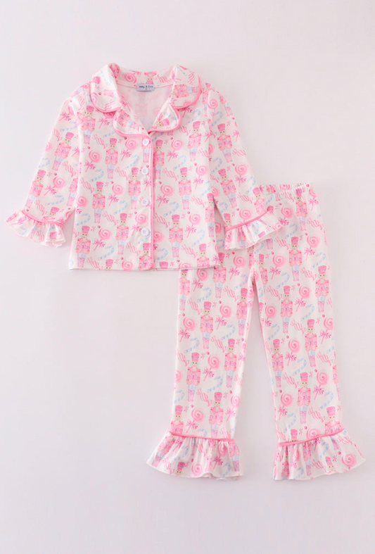 Pink Nutcracker PJ Set