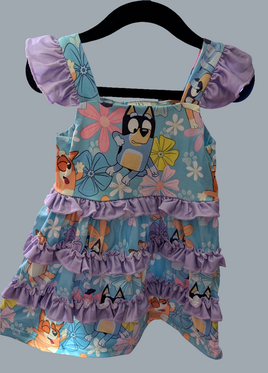Bluey Ruffle Dress