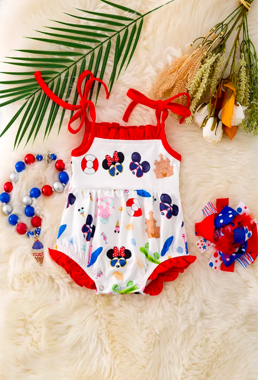 Summer Mouse Onesie